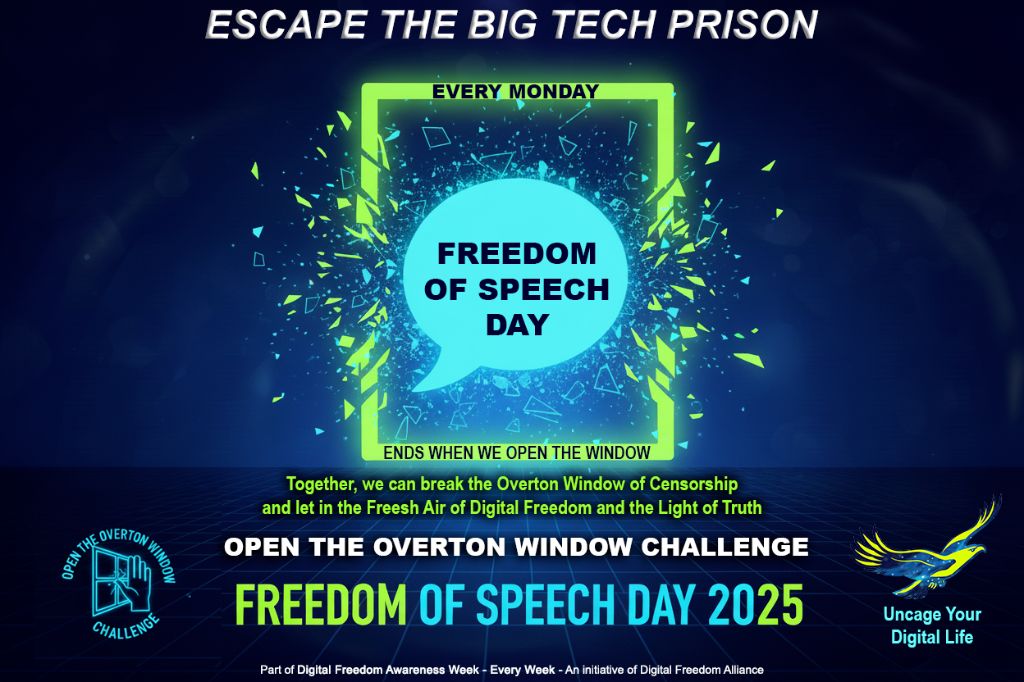 FREEDOM OF SPEECH DAY - OPEN THE OVERTON WINDOW CHALLENGE